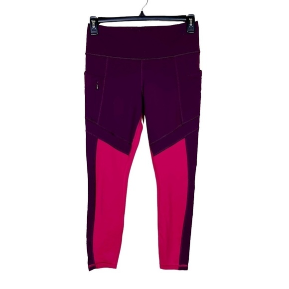 Athleta All In Structure 7/8 Tight Auberge Compression Yoga Leggings Size M - Picture 1 of 11